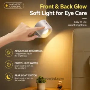 1PCS Rechargeable Wall Mount LED Spot Light White